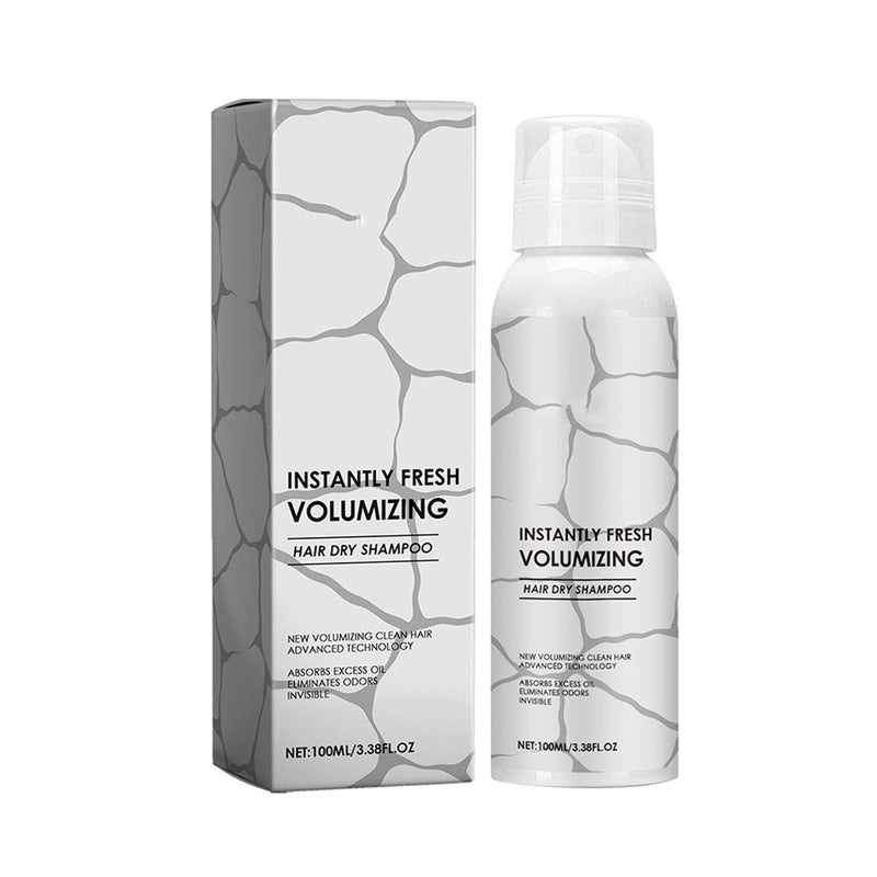 Dry shampoo spray easily cleanses hair, controls oil, and leaves hair feeling refreshed and voluminous.